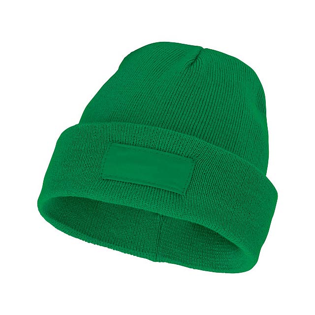 Čepice Boreas s políčkem na logo - zelená