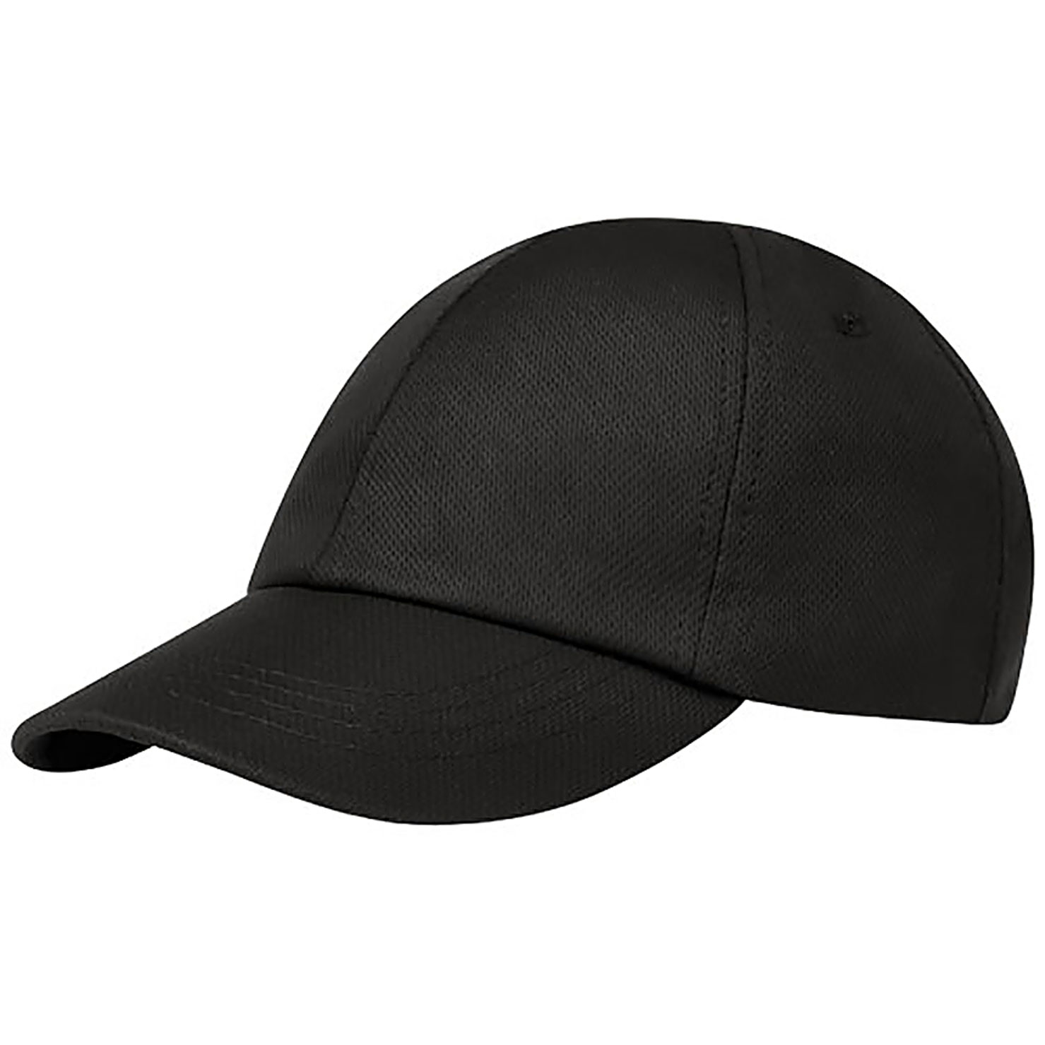 Cerus 6 panel cool fit cap - black