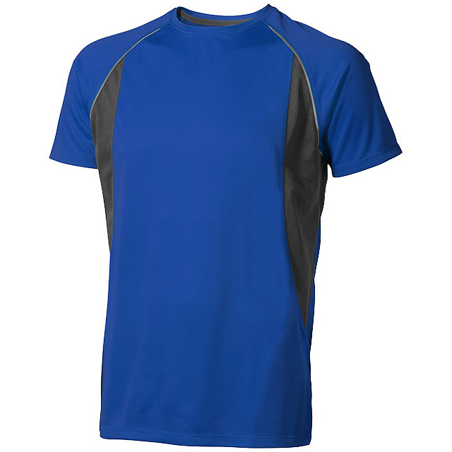 Quebec short sleeve men's cool fit t-shirt - blue