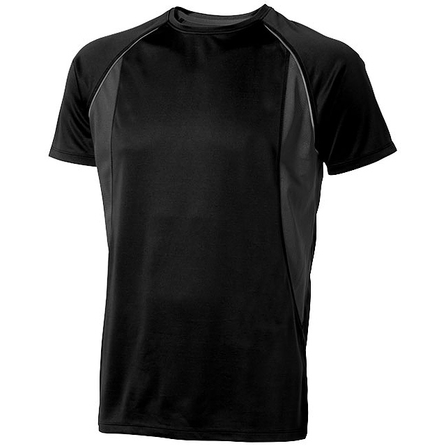 Pánské Tričko Quebec s krátkým rukávem, cool fit - černá