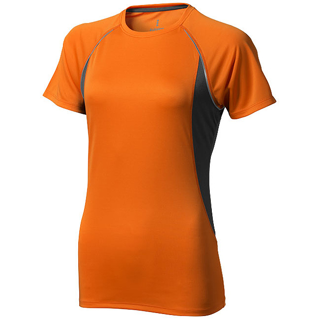 Dámské triko Quebec s krátkým rukávem - oranžová