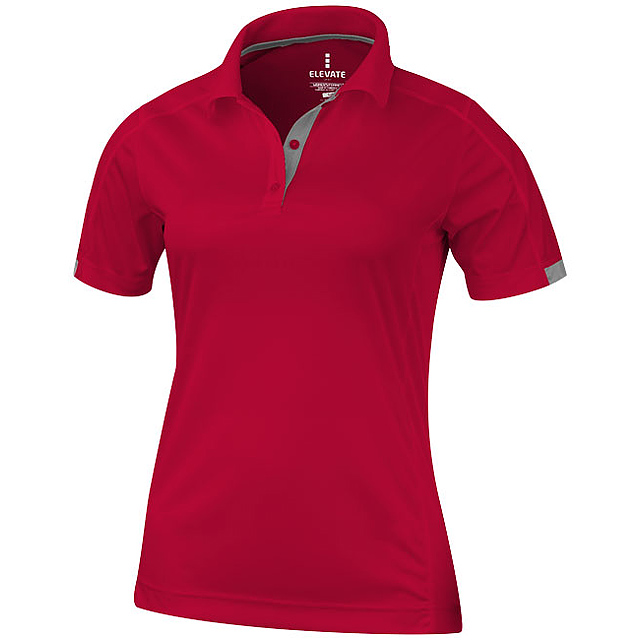 Kiso Poloshirt cool fit für Damen - Rot