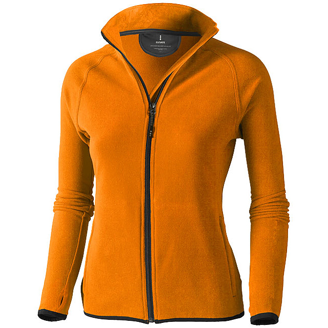 Dámská bunda Brossard z materiálu mikro fleece - oranžová