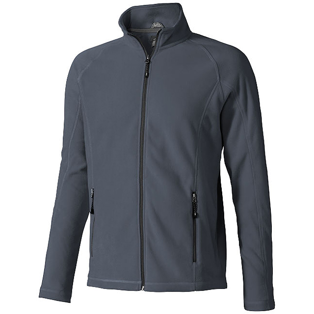 Rixford men's full zip fleece jacket - grey
