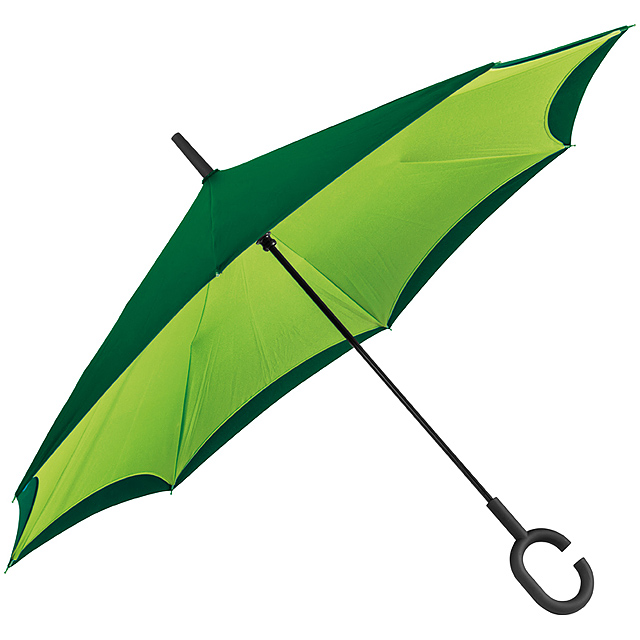 umgekehrter Regenschirm - zitronengelb 