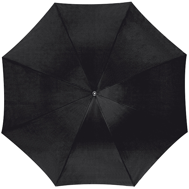 Deštník s dřevěným držadlem - černá