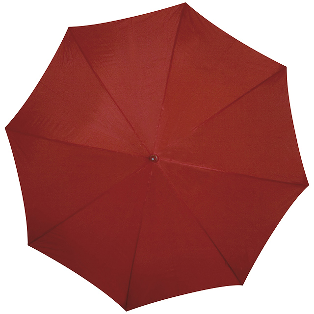 Deštník s dřevěným držadlem - vínová
