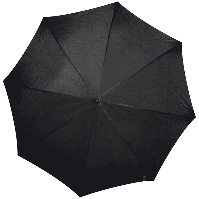 Deštník s dřevěným držadlem - černá