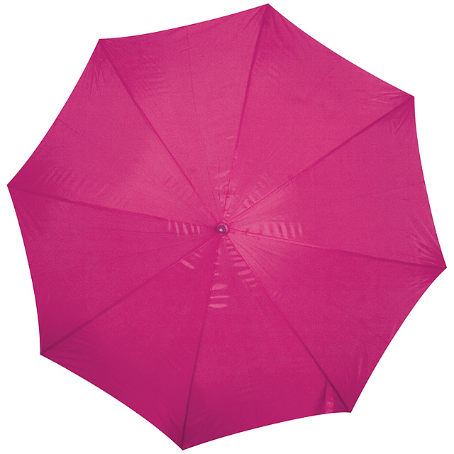 Deštník s dřevěným držadlem - růžová