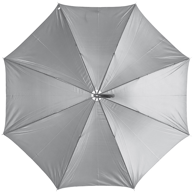 Dáždnik s plastovou rúčkou - šedá