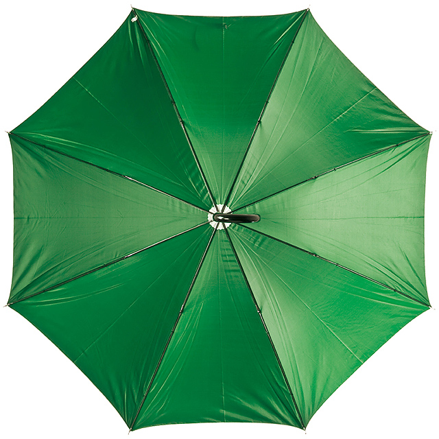 Deštník s plastovou rukojetí - zelená