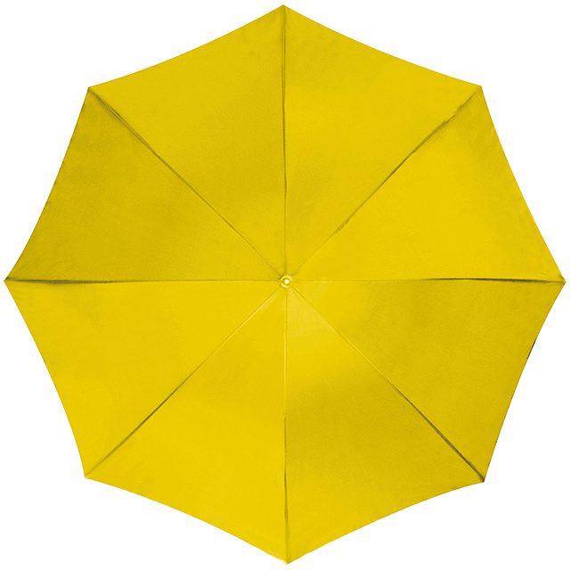 Automatic umbrella, plastic handle - yellow