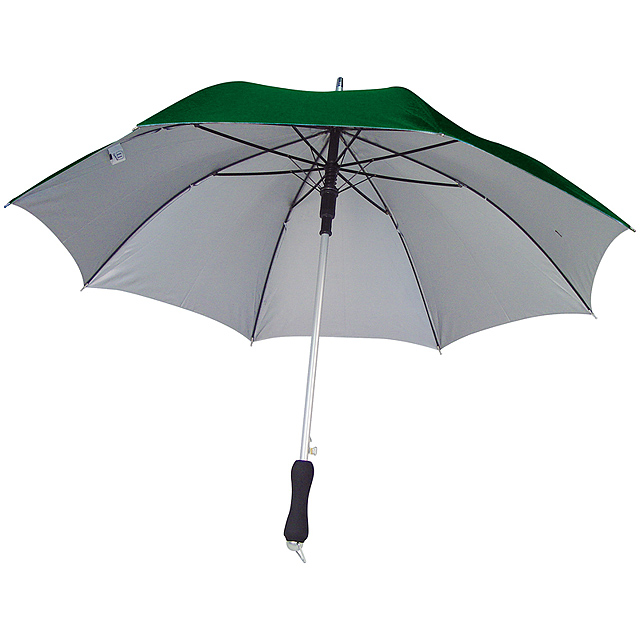 Hliníkový deštník - zelená