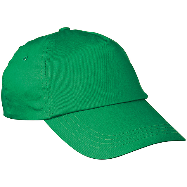 Bavlněná kšiltová čepice - zelená