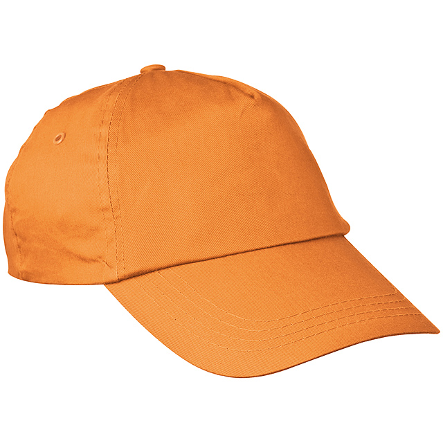 5-panel classic baseball cap - orange