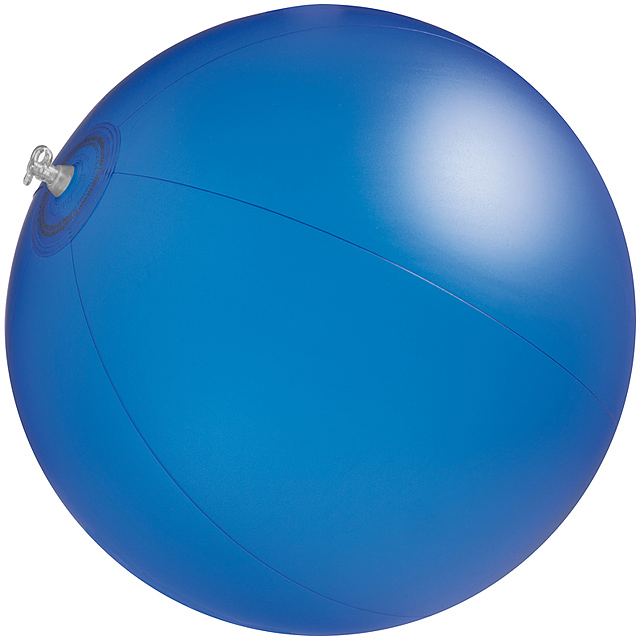 Jednobarevná plážový míč - modrá