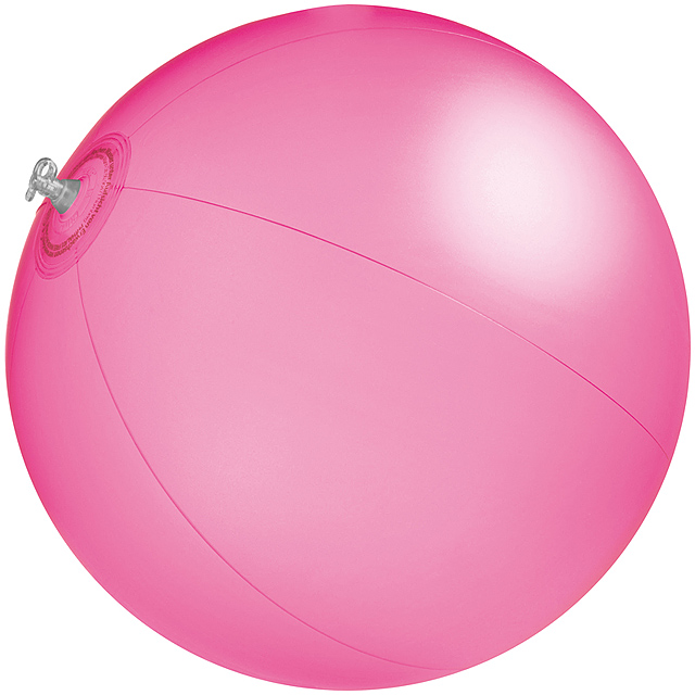 Jednobarevná plážový míč - růžová