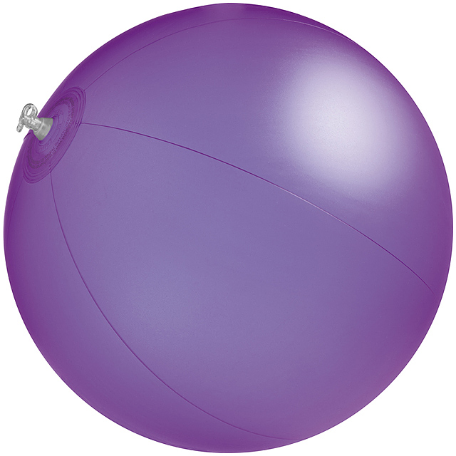Jednobarevná plážový míč - fialová