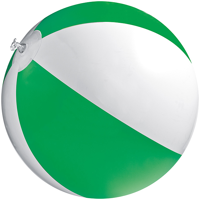 Pvc nafukovací plážový míč - zelená