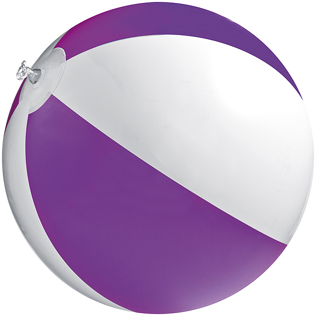 Bicoloured beach ball - violet