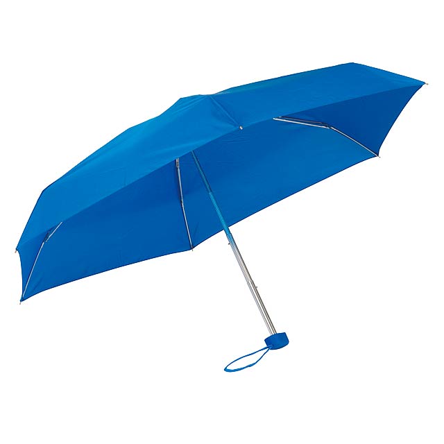 Hliníkový mini skládací deštník POCKET - kráľovsky modrá