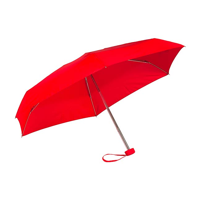 Aluminium mini pocket umbrella POCKET - red