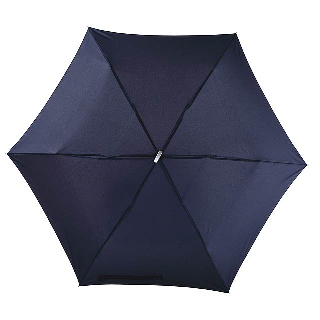 Super slim mini pocket umbrella FLAT - blue
