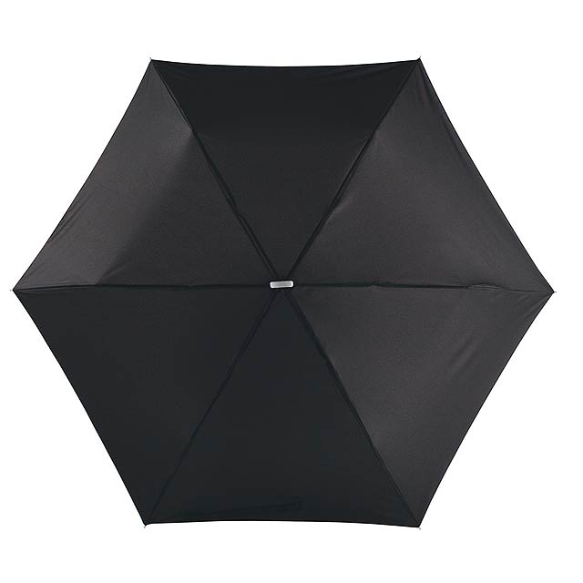 Super slim mini pocket umbrella FLAT - black