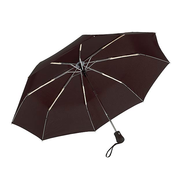 Automatic open/close, windproof pocket umbrella BORA - black