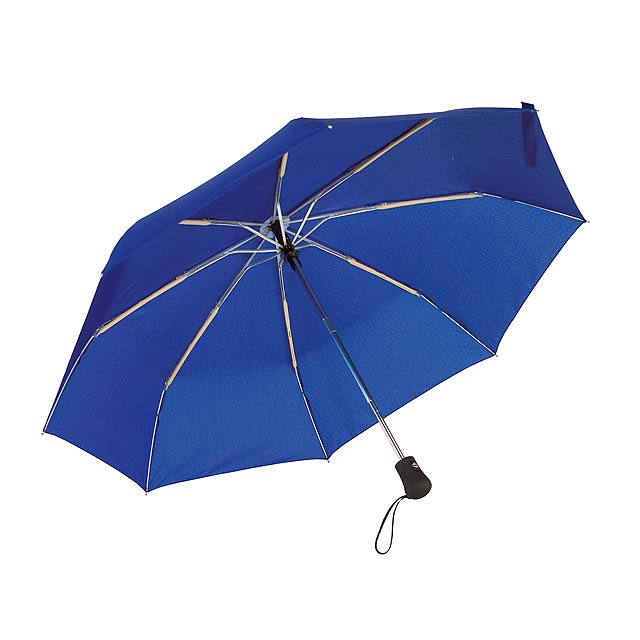 Automatic open/close, windproof pocket umbrella BORA - blue