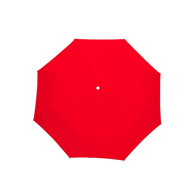 Pocket umbrella TWIST - red