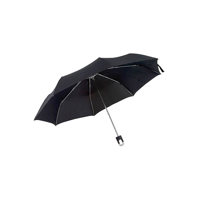 Pocket umbrella TWIST - black