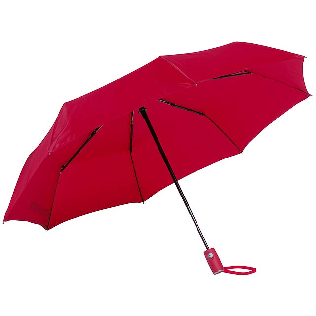 Vollautomatischer Windproof-Taschenschirm ORIANA - Rot
