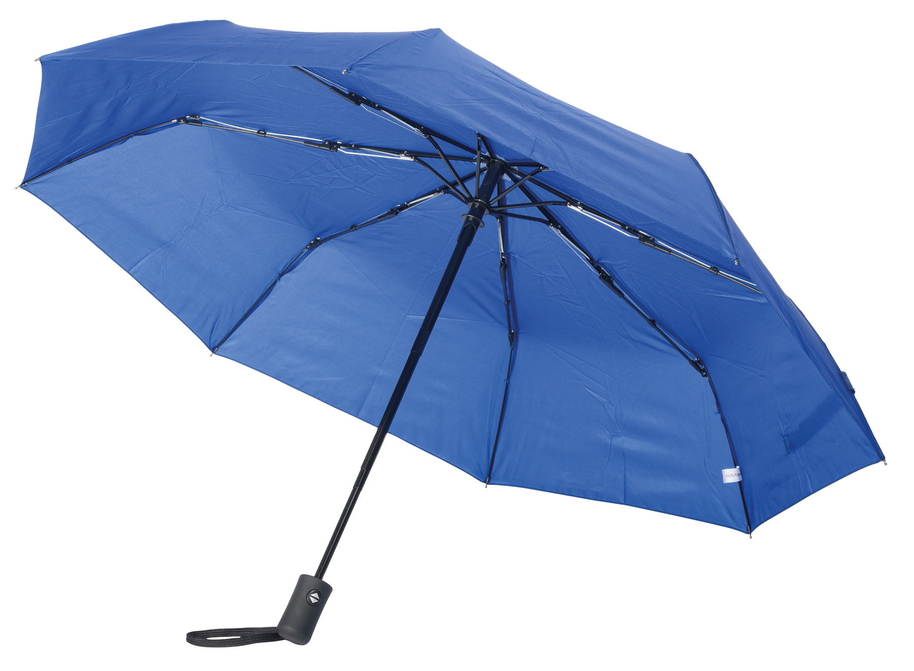 Automatic open-close windproof pocket umbrella PLOPP - blue