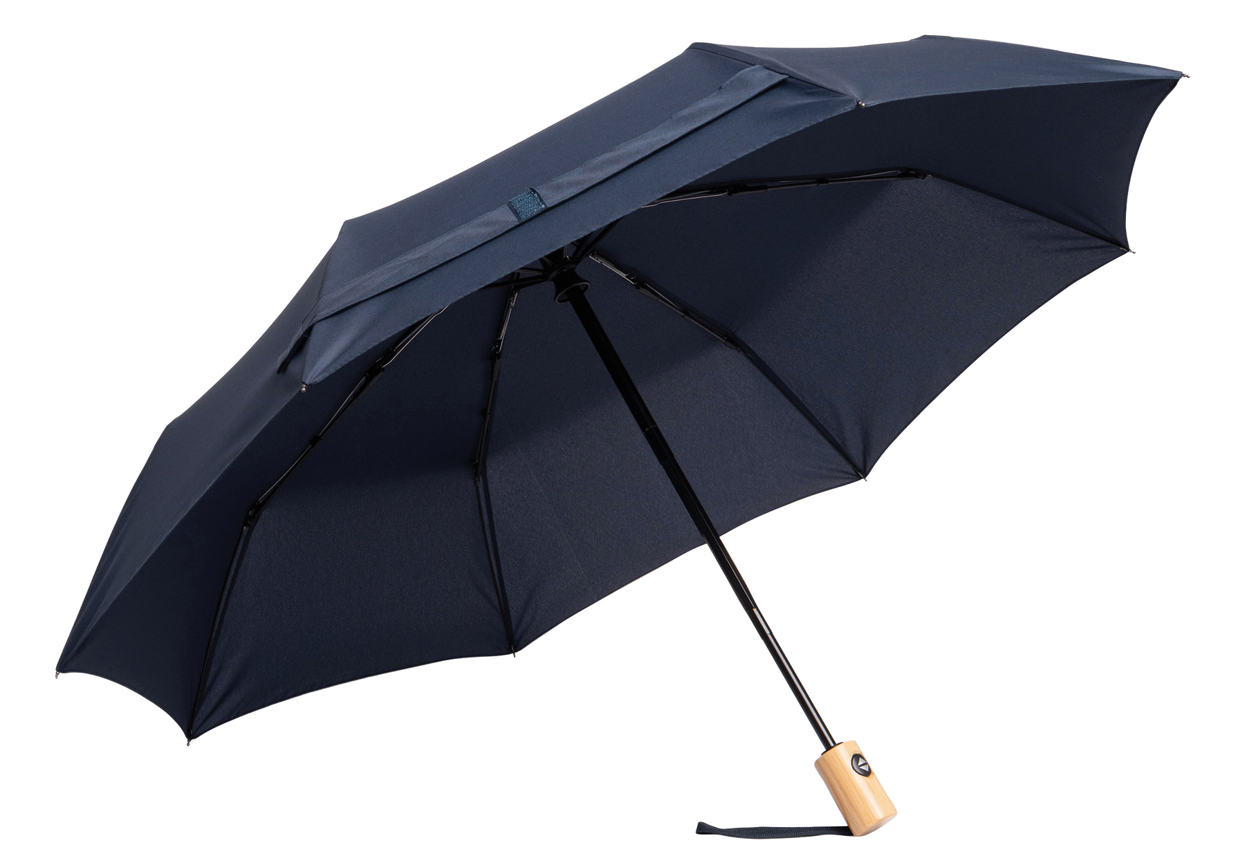 Automatic windproof pocket umbrella CALYPSO - blue