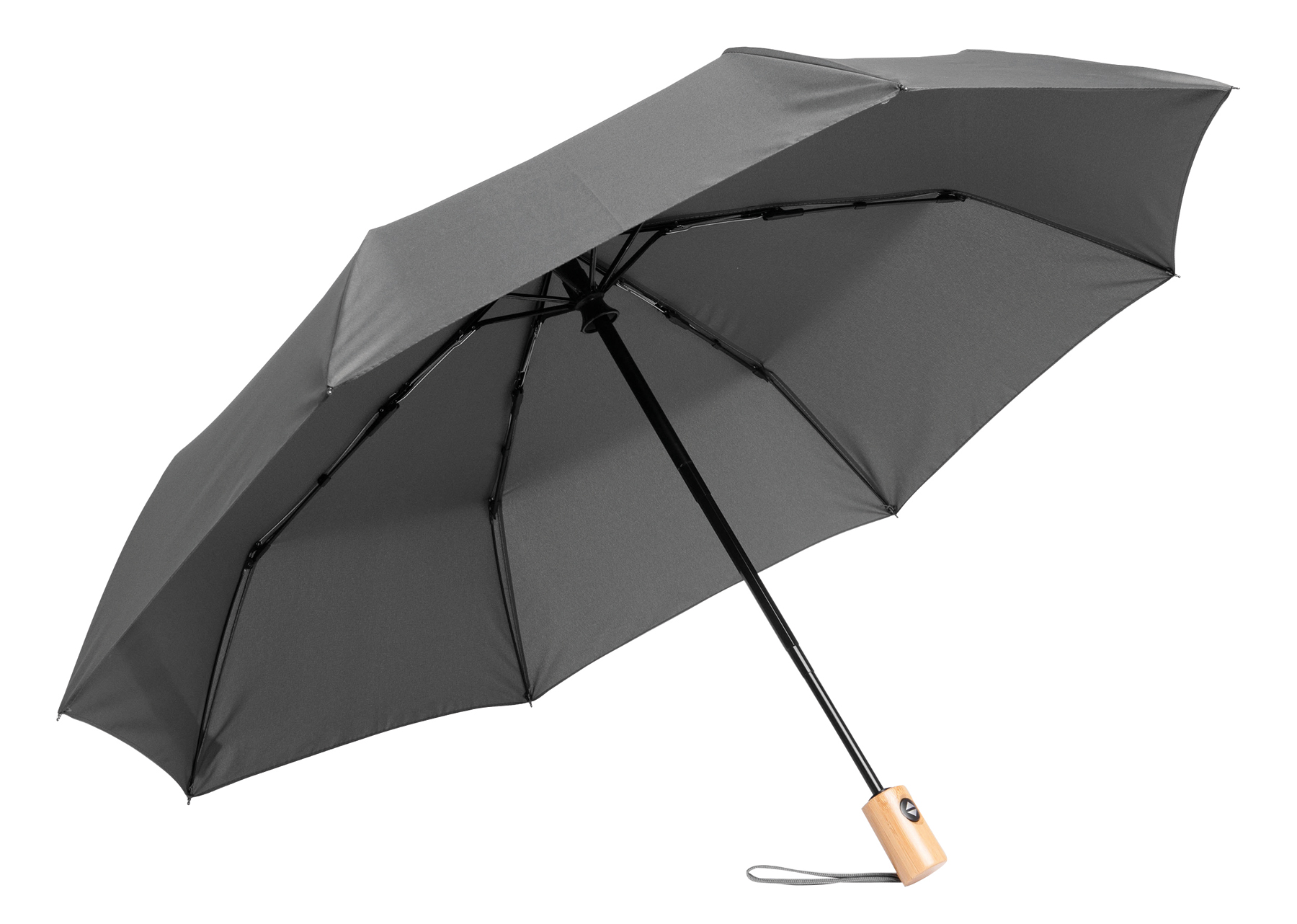 Automatic windproof pocket umbrella CALYPSO - grey