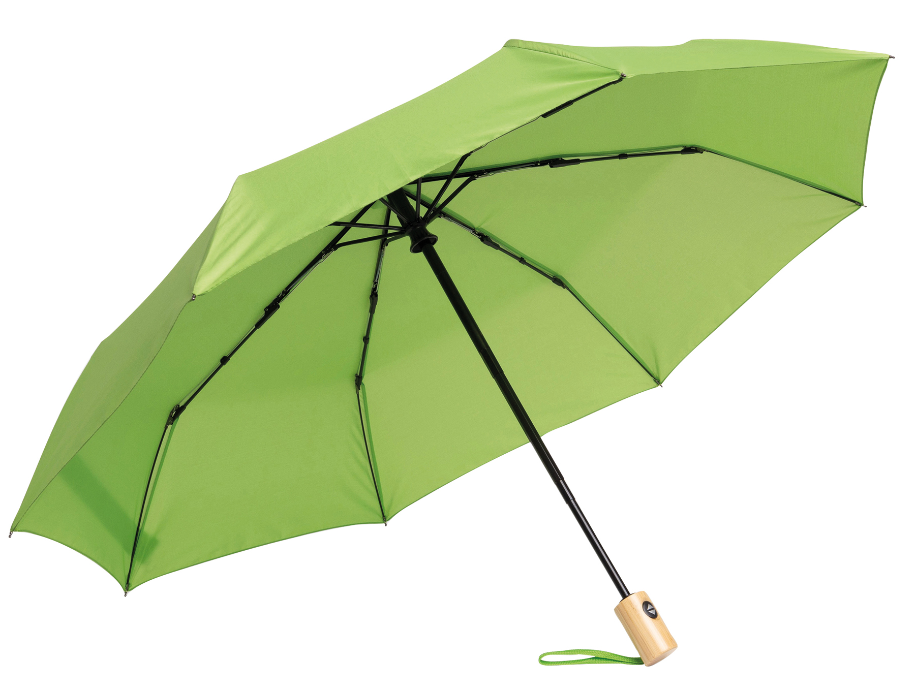 Automatic windproof pocket umbrella CALYPSO - lime