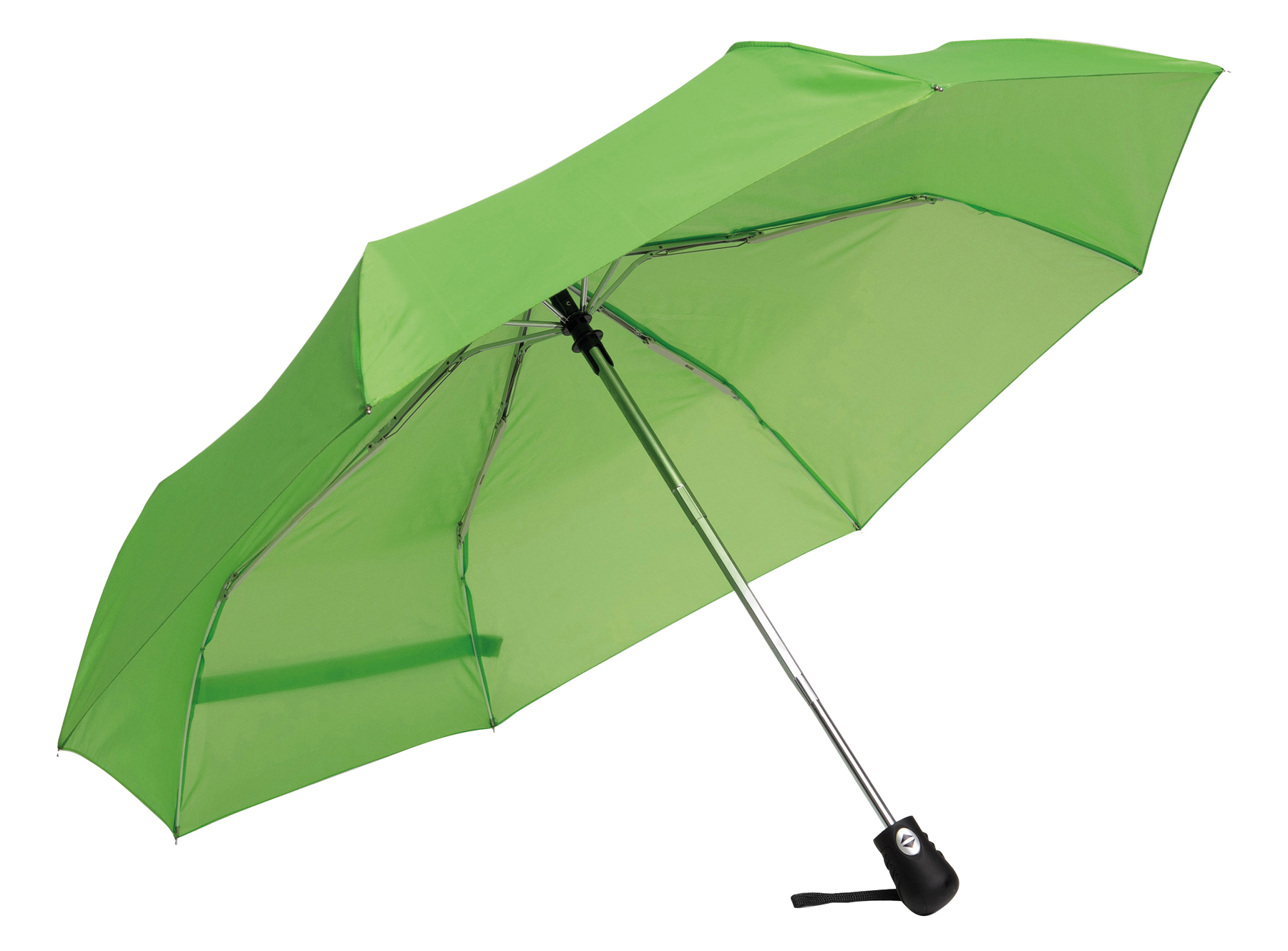Automatic open/close, windproof pocket umbrella BORA - lime