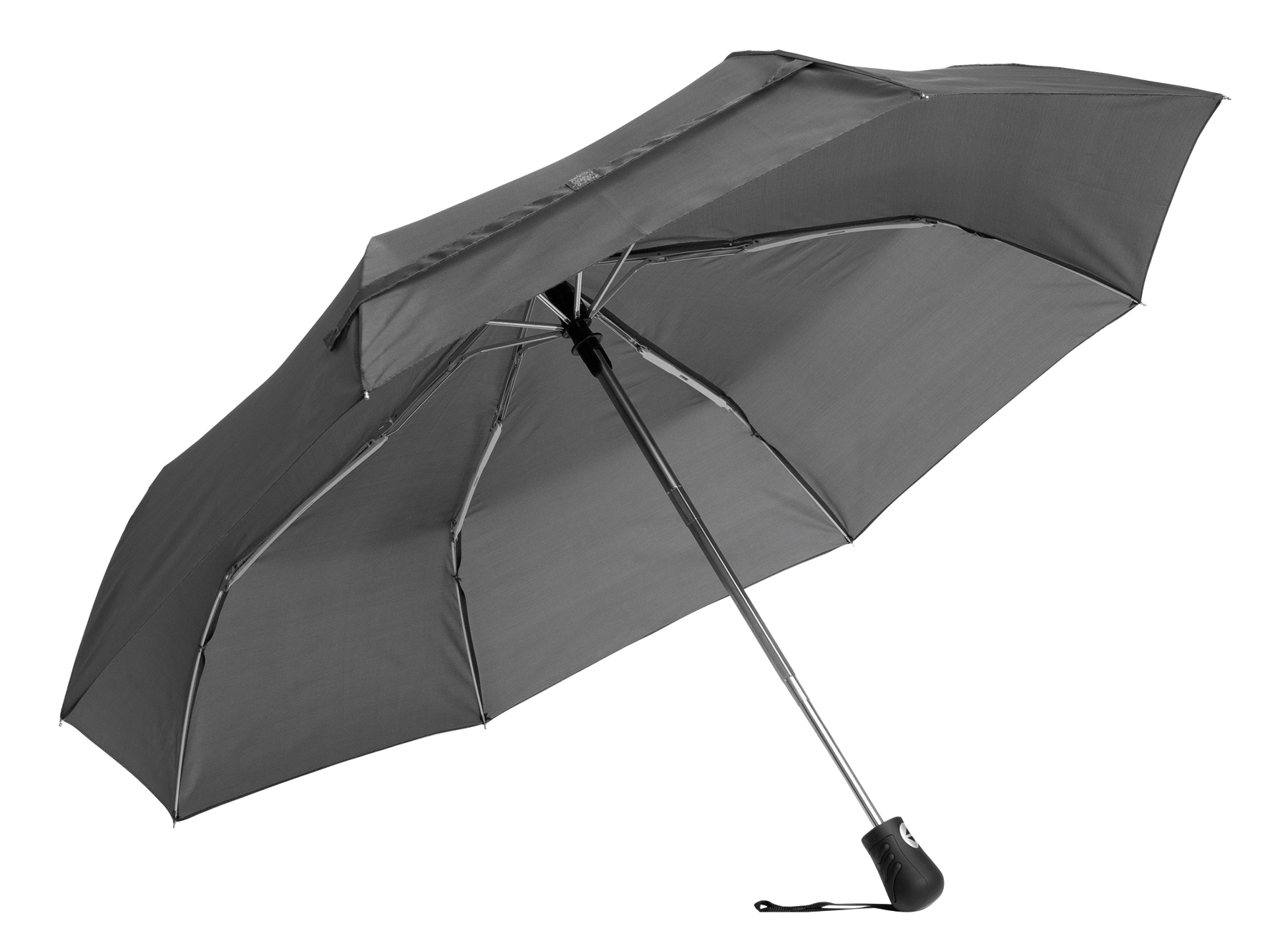 Automatic open/close, windproof pocket umbrella BORA - grey