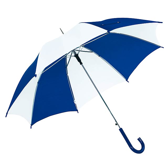 Automatic stick umbrella DISCO - blue
