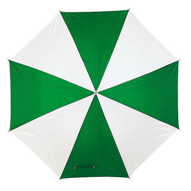 Automatic stick umbrella DISCO - green