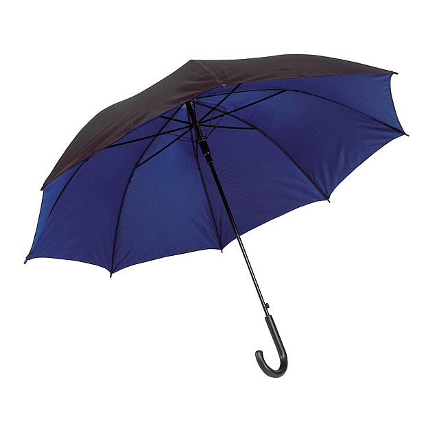 Automatic stick umbrella DOUBLY - blue