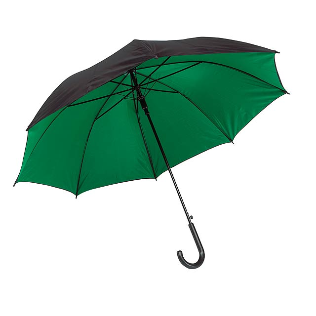 Automatic stick umbrella DOUBLY - green
