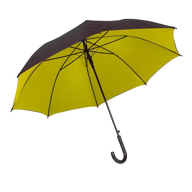 Automatic stick umbrella DOUBLY - yellow