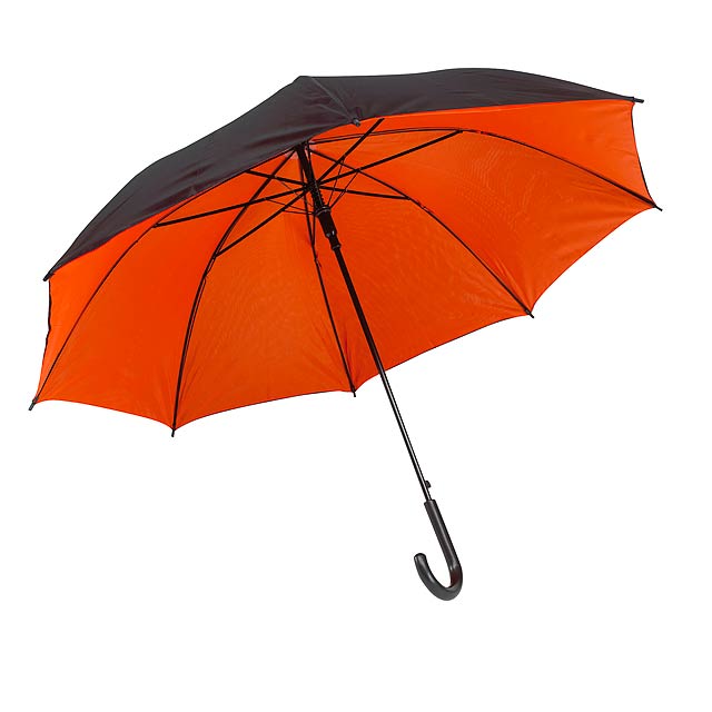 Automatic stick umbrella DOUBLY - orange