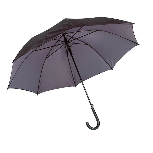 Automatic stick umbrella DOUBLY - grey