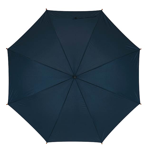 Skolaminátový holový deštník FLORA - modrá