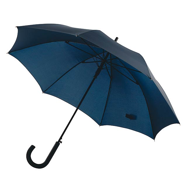 Automatic windproof stick umbrella WIND - blue