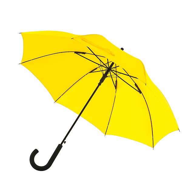Automatic windproof stick umbrella WIND - yellow