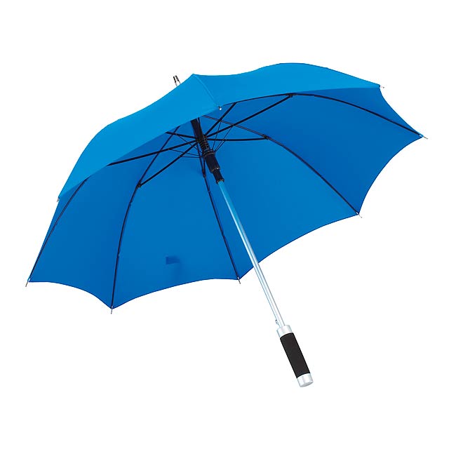 Automatic stick umbrella RUMBA - baby blue